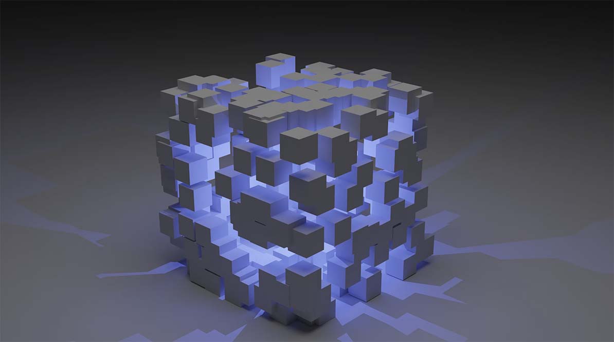Blockchain technology visualization